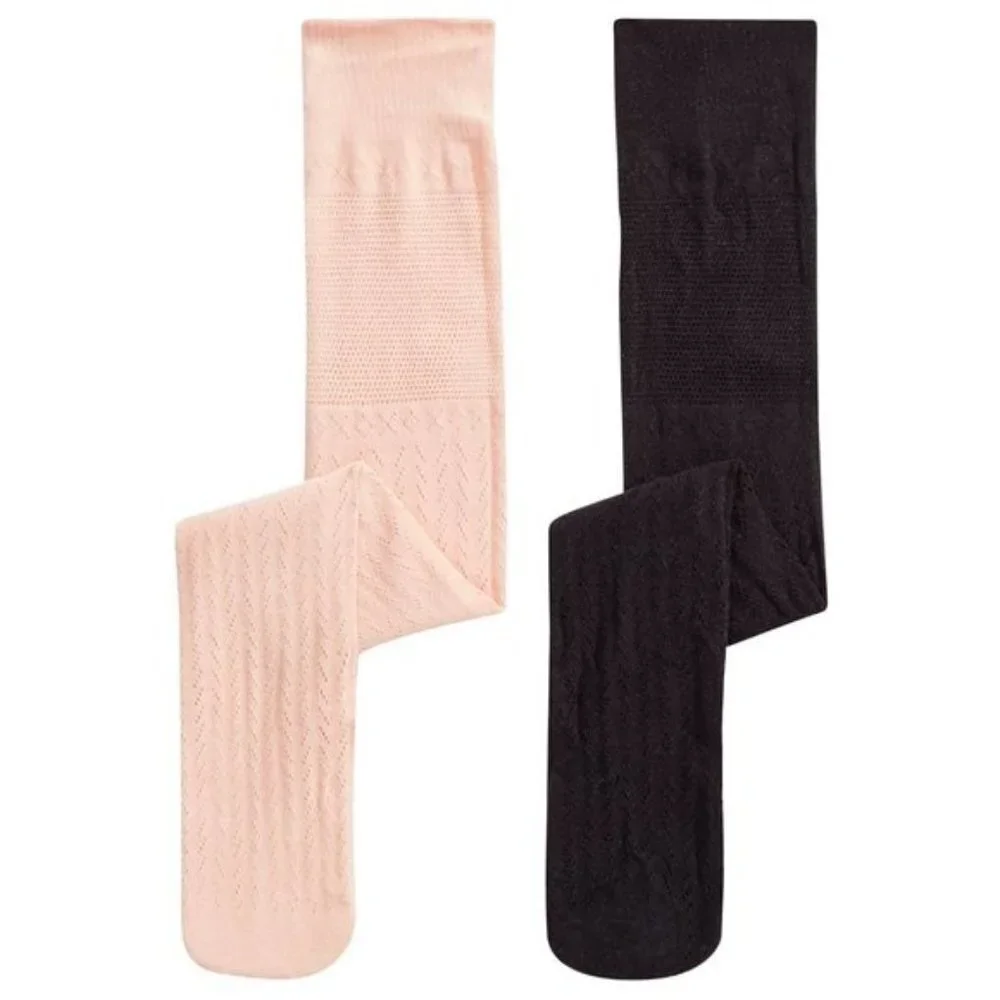 INC International Concepts‎ One Size 2 Pack Slouchy Fashion Socks Pink Black $15